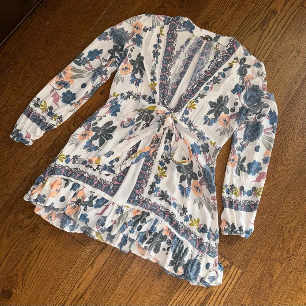 Free People Violet Hill Floral Printed Tunic - Picture 12 of 14